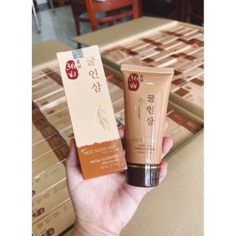 Sữa rửa mặt mật nhân sâm cao mụn sâm đỏ 36 vị