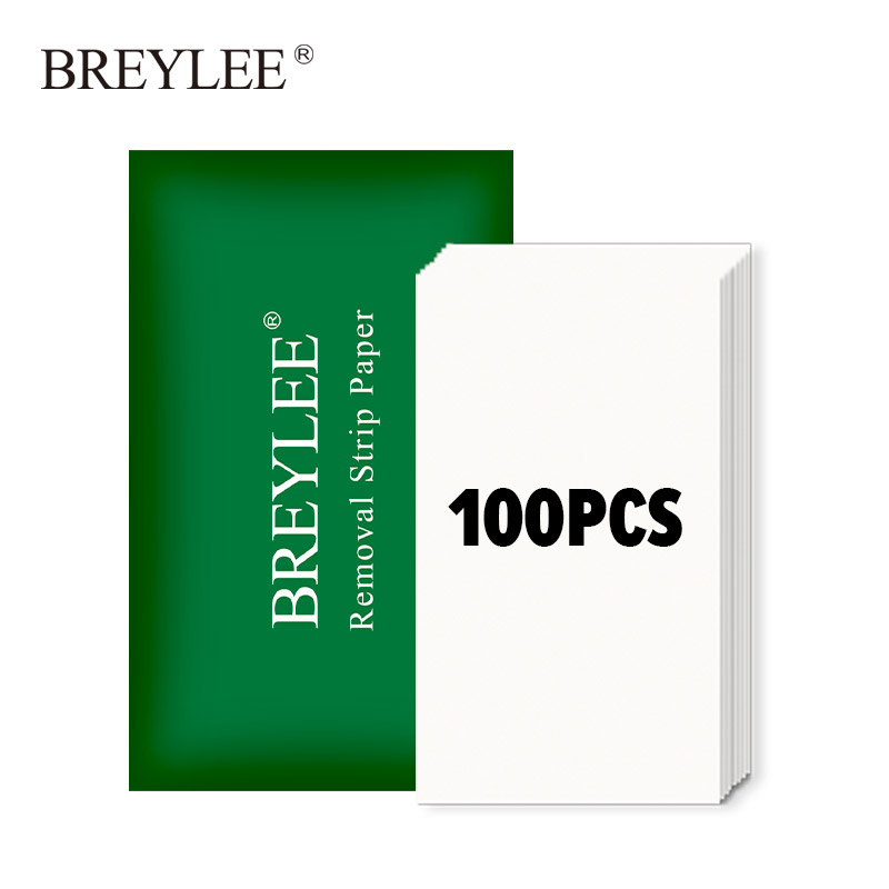 BREYLEE 100 Miếng giấy lột mụn đầu đen