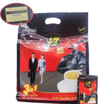 Cà Phê Sữa G7 3in1 Trung Nguyên (50 Gói) - Có Tem Xác Thực Sản Phẩm