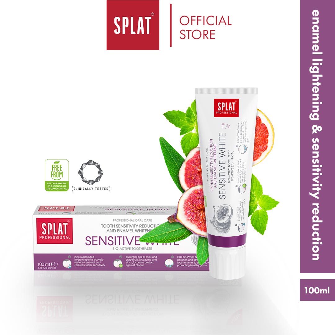 Gambar SPLAT Professional Series Sensitive White Toothpaste [100ml] EXP 2024
