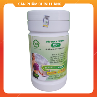500gr  Bột dinh dưỡng ngũ cốc  giảm cân X5 : An Toàn, Tăng nội lực