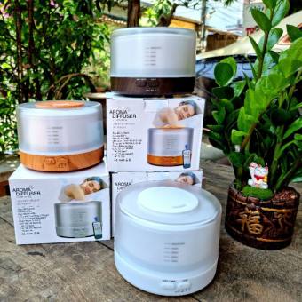 Máy Xông Tinh Dầu Aroma - Máy Khuếch Tán Tinh Dầu - Đèn Led 7 Màu Tuỳ Chỉnh Kèm Remote