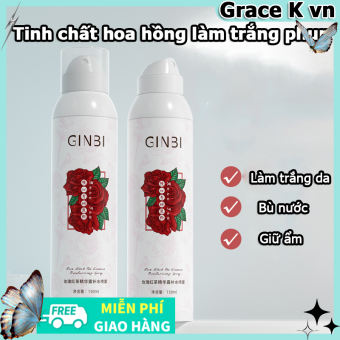 Tinh Chất Hoa Hồng Xịt Dưỡng Ẩm Làm Trắng Toner Thu Nhỏ Lỗ Chân Lông
