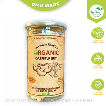 Hạt điều hữu cơ nhân trắng Việt Organic 400g