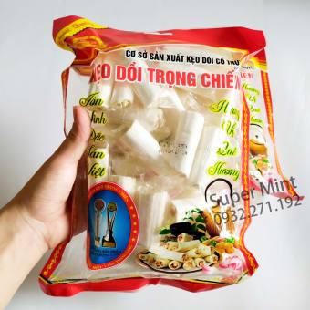 [GÓI LỚN]Kẹo dồi lạc vừng Thái Bình - gói lớn 470g - giòn - bánh kẹo Tết - đồ ăn vặt