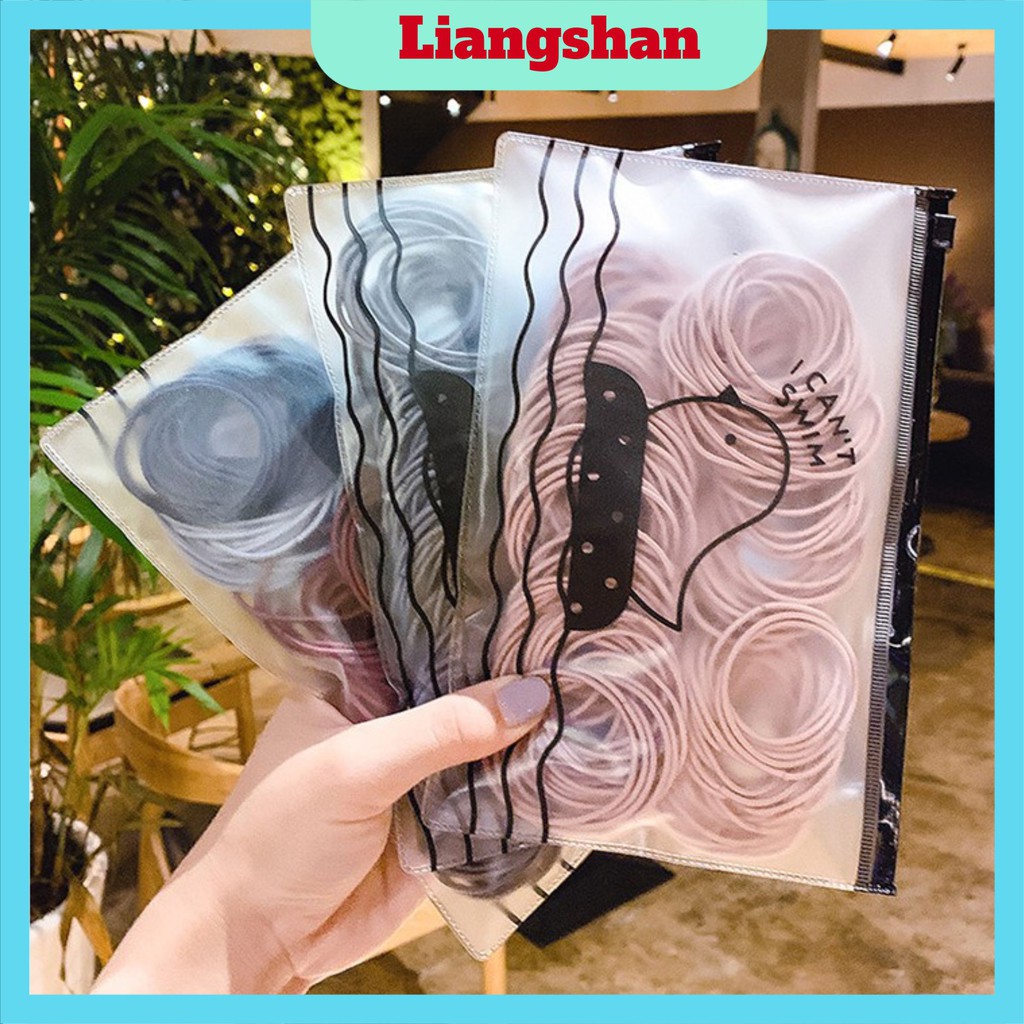 Dây buộc tóc🍁freeship🍁100 chun buộc tóc hàn quốc
