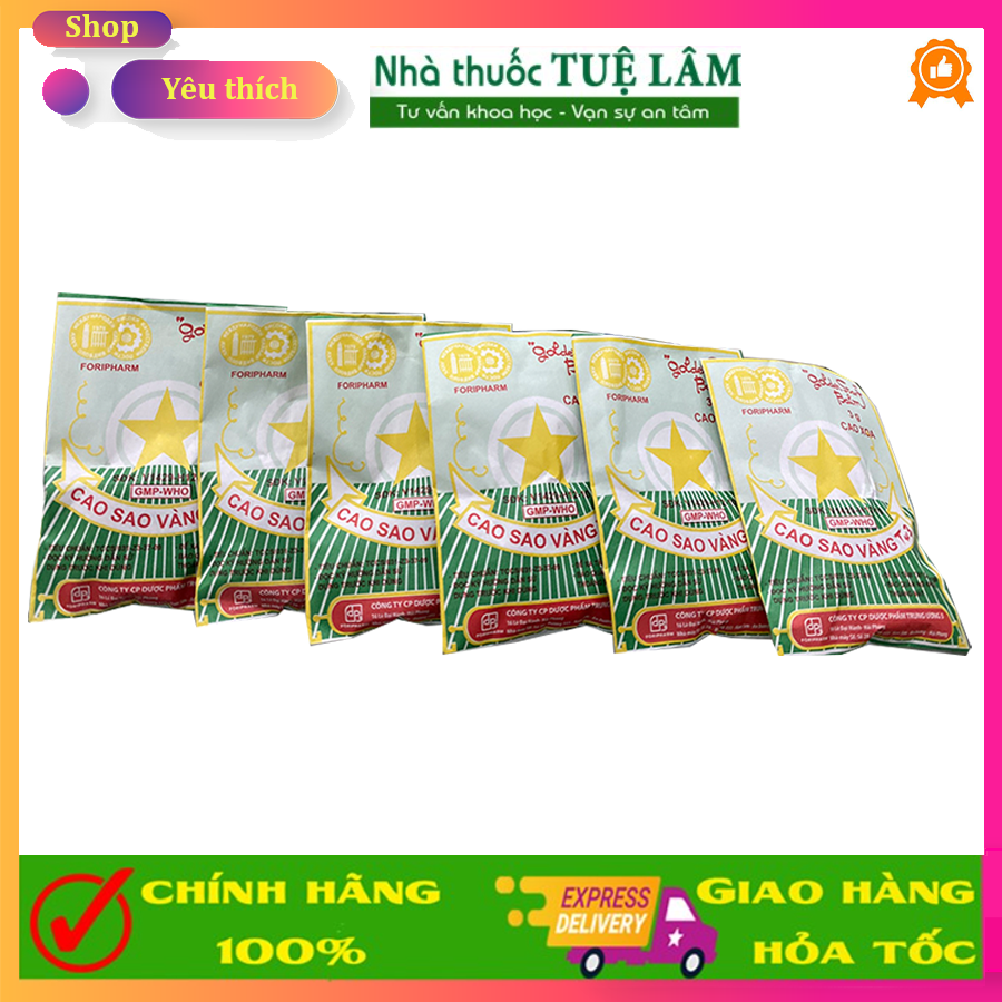 Cao sao vàng Công ty cổ phần dược phẩm TW3 - 3g