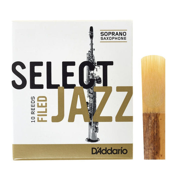 Dăm kèn D'Addario Select Jazz 2 Medium - Lưỡi gà kèn Soprano Saxophone Select Jazz của Mỹ