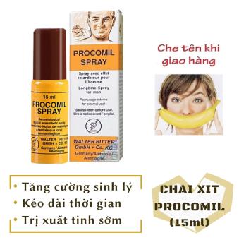 Chai xịt PROCOMIL Đức cao cấp tăng cường sinh lý nam mạnh mẽ (chai 15 ml) - hàng chính hãng