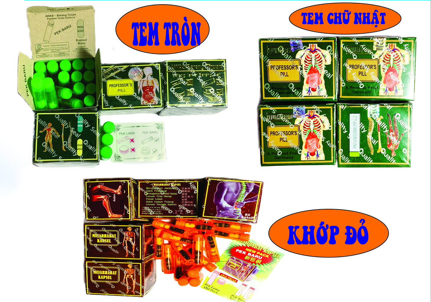 Viên Uống Xương Khớp Malaysia Xanh Professior's Pill Keluaran Baru 20 Tuýp