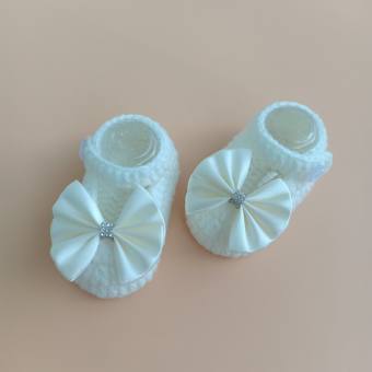 VỚ/GIÀY LEN CHO BÉ GÁI DƯỚI 15 THÁNG