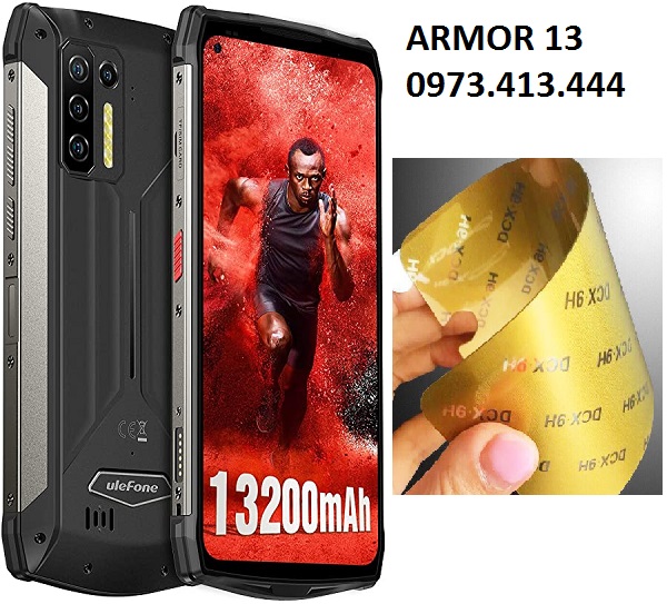 Miếng dán cường lực điện thoại Ulefone Armor 13 Chất liệu Nano dẻo siêu bền