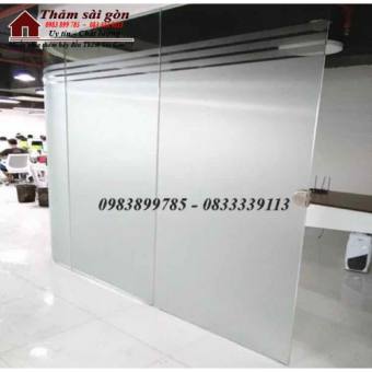 Decal dán kính cát mờ