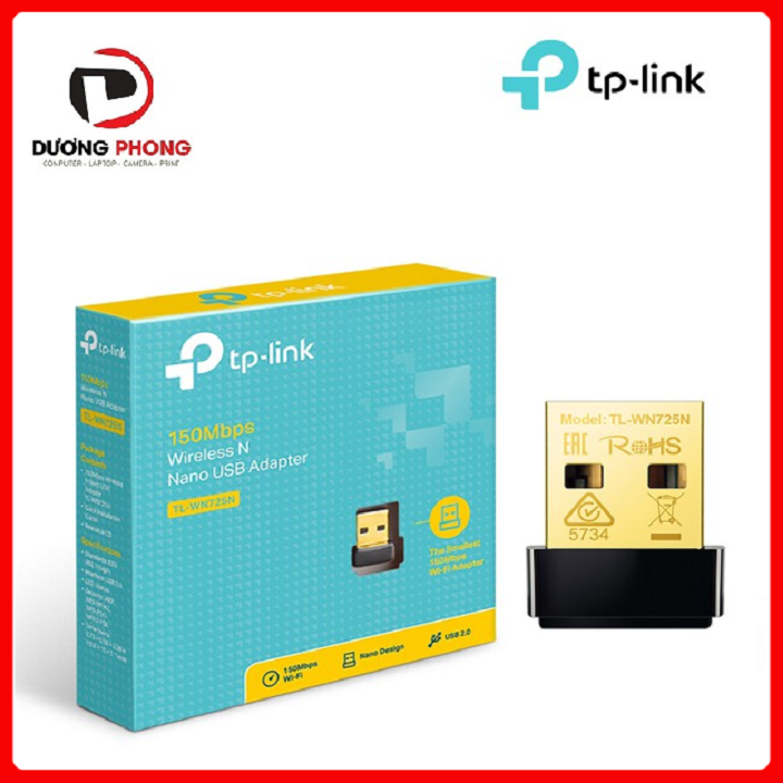 Usb thu wifi tp-link tl-wn 725n - bh chính hãng 24t