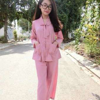 Quần áo đi chùa- Quần áo phật tử kiểu LHN01