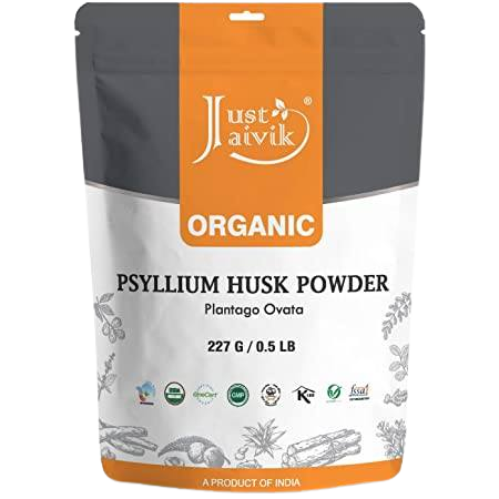 Bột vỏ mã đề hữu cơ Just Jaivik Psyllium Husk Powder