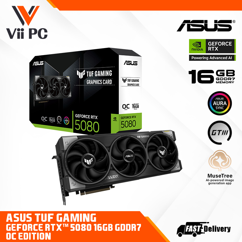 ZOTAC GAMING GeForce RTX 5080 SOLID CORE SOLID OC 16GB GDDR7 OC
