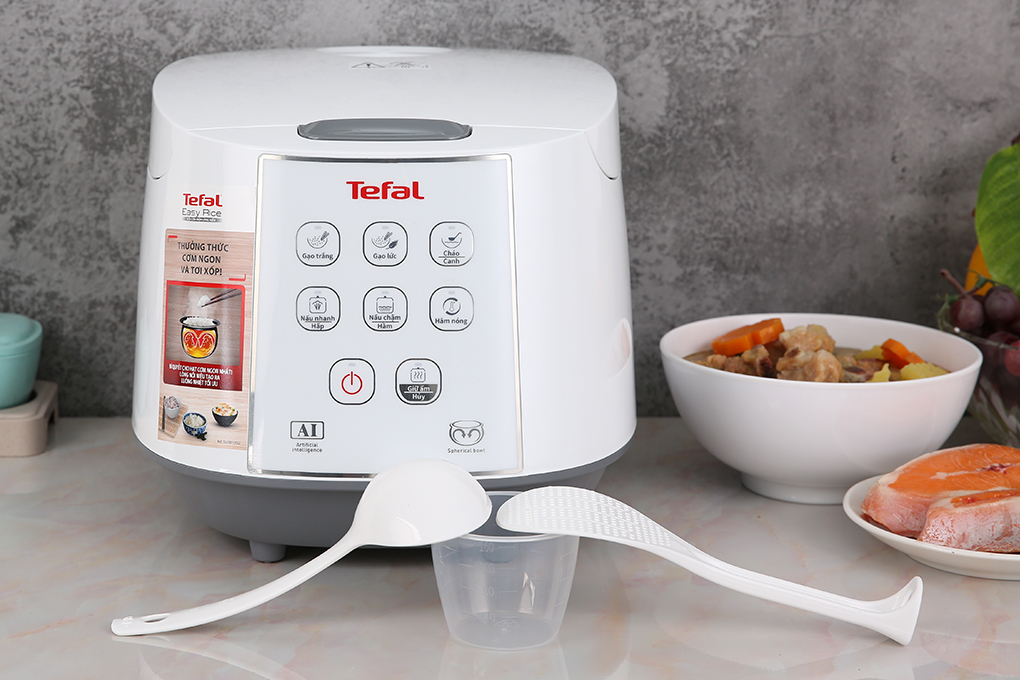 Nồi cơm điện tử tefal 1.8 lít rk732168