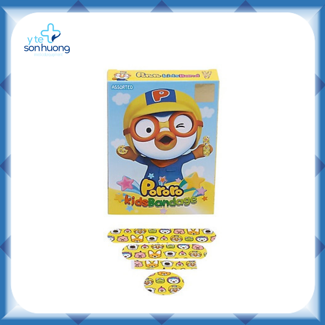 Băng cá nhân kids band pororo 4 size