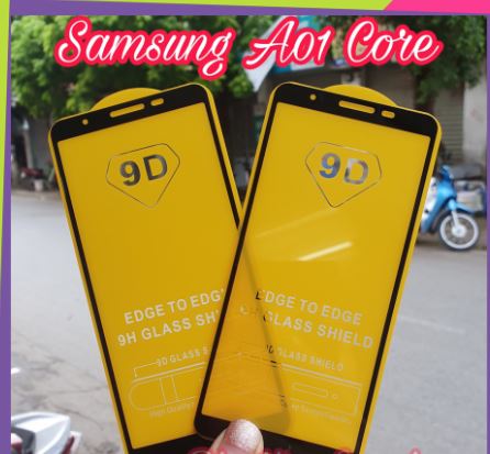 Kính cường lực 9D Dành Cho Samsung Galaxy A01 Core ,Full màn, Full keo