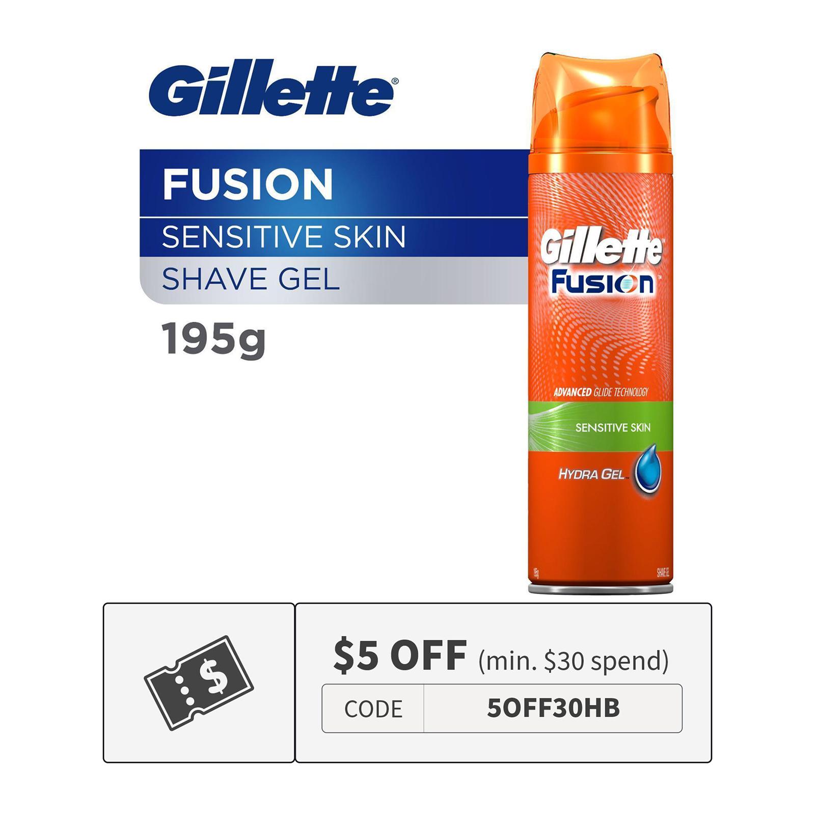 gillette fusion 5 sensitive skin