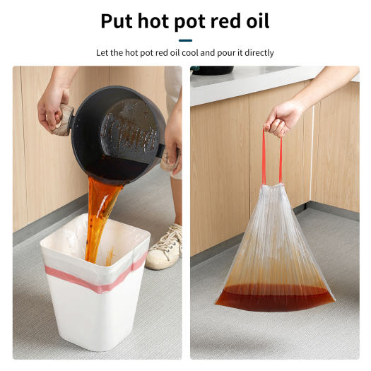 CNMF Túi Nhựa Dày Có Dây Rút Chống Đâm Thủng Dung Tích Cao