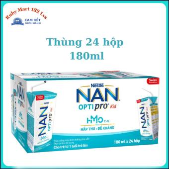 Thùng 24 hộp sữa Nan pha sẵn Optipro Kid 180ml