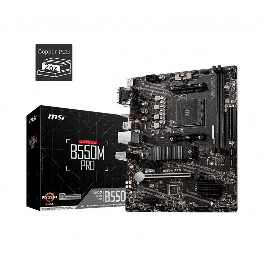 Mainboard msi b550m pro