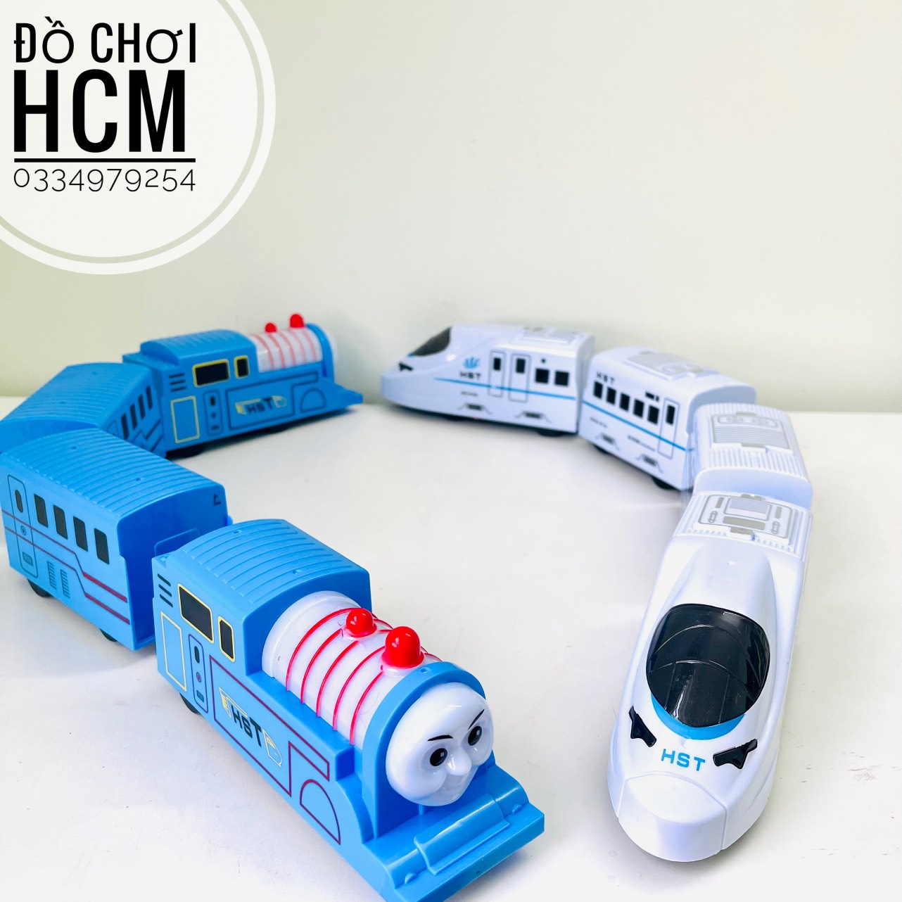 [HCM] [SIÊU TO - NHIỀU MẪU] Đồ chơi đường tàu thomas, tàu điện ngầm có đèn nhạc, tự quay đầu dành cho bé thích mô hình xe, đường ray xe lửa Thomas