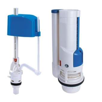 Bộ xả nước bồn cầu 2 khối loại 2 nút nhấn, bộ ruột xả nước bồn cầu 2 khối