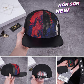 Mũ Lưỡi Trai Nón Sơn Snapback Đỏ Xanh Mỏ Ngang Bằng Phong Cách Hip Hop / Nón Snapback Nón Sơn Chính Hãng Cao Cấp Chuẩn Tem 7 Màu 2022 / Nón Kết Sơn