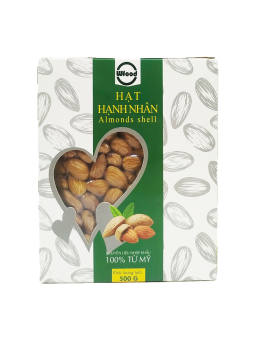 Hạnh Nhân Tách Vỏ Hộp 500g