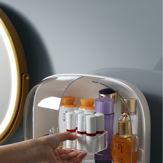 Tủ Đựng Mỹ Phẩm Để Bàn ECOCO 3 Ngăn Cao Cấp