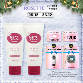 Combo Tiết Kiệm 2 Tẩy Tế Bào Chết Dành Cho Da Khô Rosette Gommage Moist 120g x2