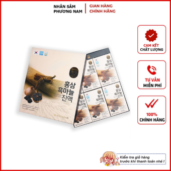 Nước Hồng Sâm Tỏi Đen Nonghyup Hàn Quốc hộp 30 gói 70ml