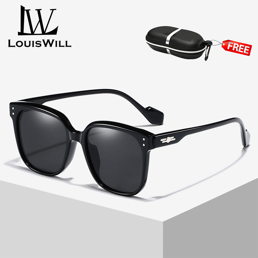 Louiswill kính râm nữ kính râm thời trang unisex sử dụng kép ngày đêm kính râm bảo vệ mắt uv400 kính râm nữ kính gọng đầy đủ kính mắt nữ