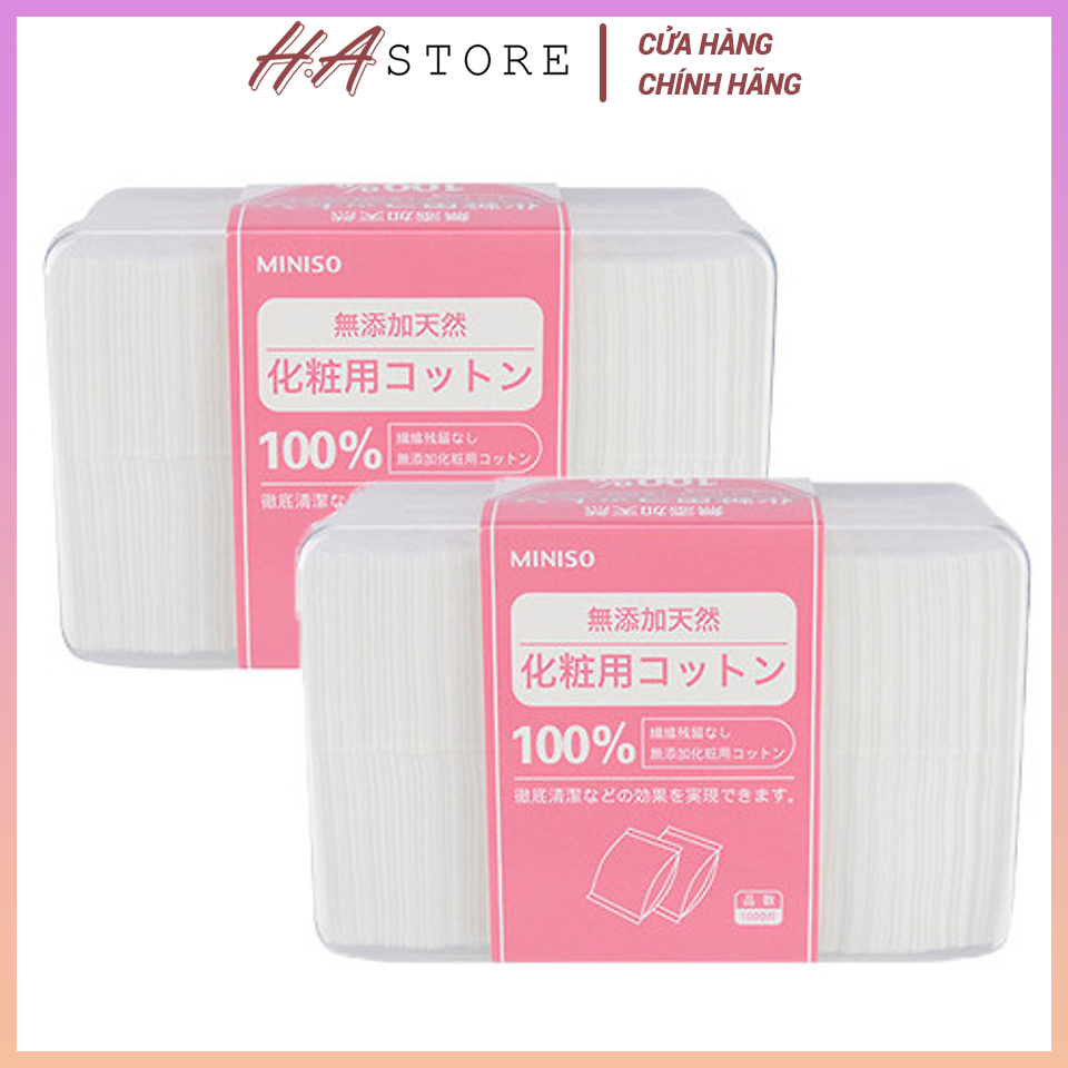 Bông Tẩy Trang Miniso 1000 Miếng