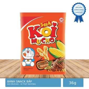 Bánh Snack KoiMucho Bắp Thịt Nướng 36g