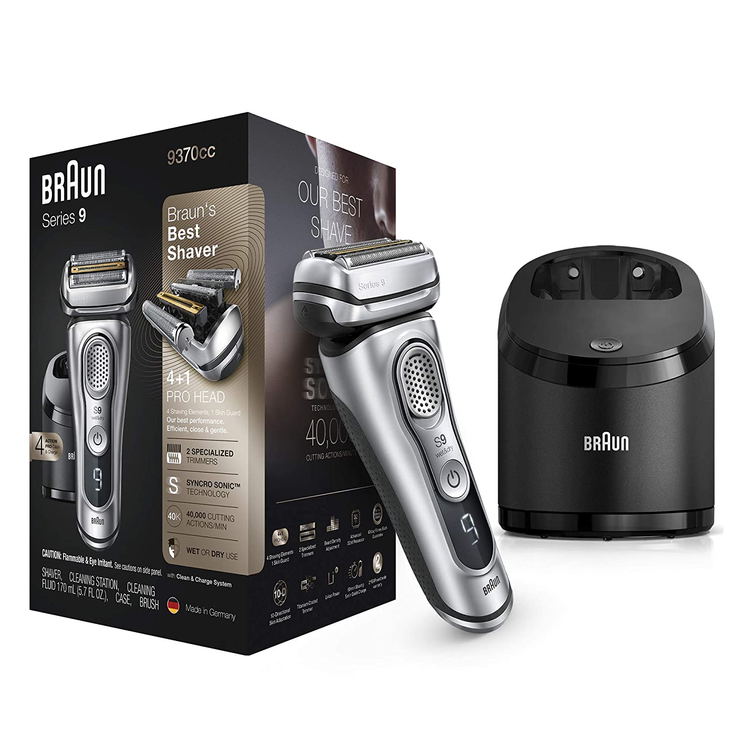 Máy cạo râu braun 9370cc serie 9 | made in germany