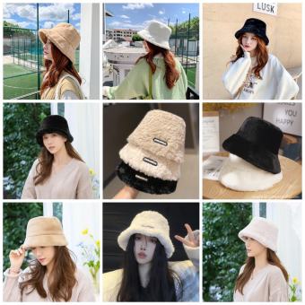 Mũ lông , mũ bucket lông cừu đơn giản phong cách hàn quốc - MERRIMAN FASHION