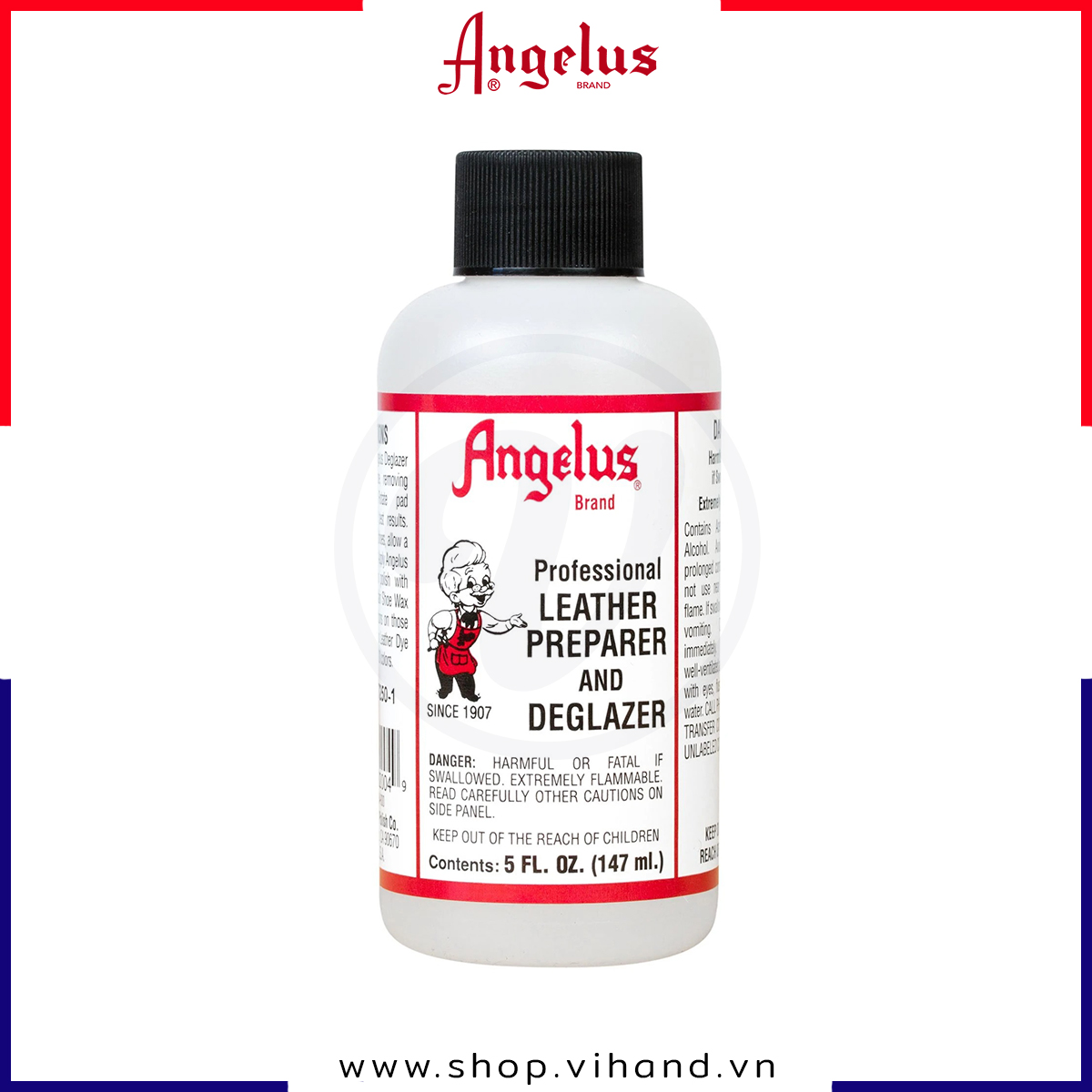 [HCM]Dung dịch tẩy lớp bảo vệ Angelus Preparer Deglazer – 147ml (5Oz)