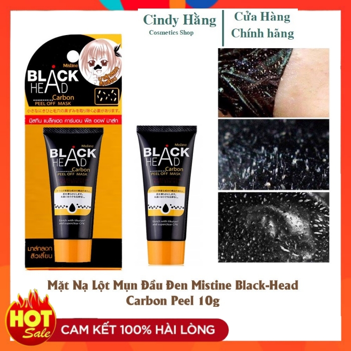 Gel Lột Mụn Đầu Đen Than Tre Blackhead Mistine