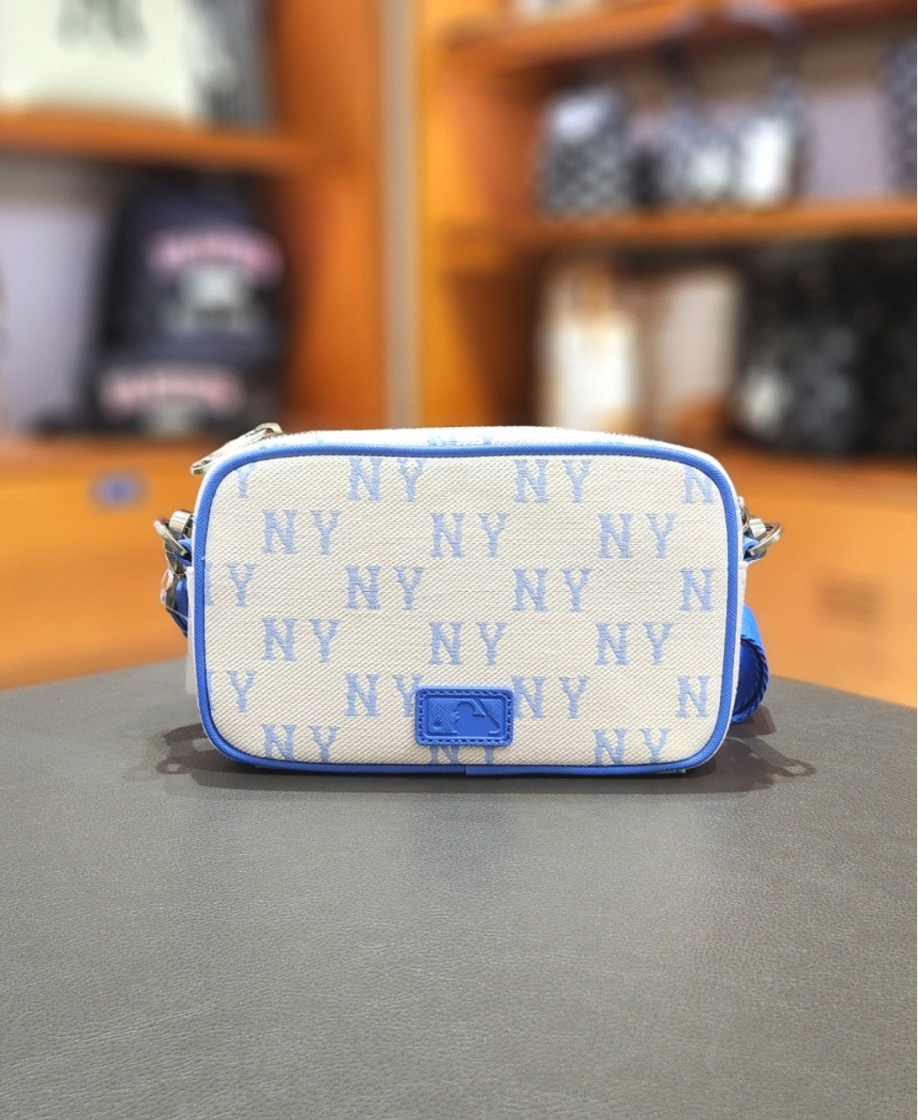 ☆【MLB】☆Classic Monogram Jacquard Mini Crossbody Ba.g☆ MLB Monogram Jacquard Mini Crossbody Bag (Black) – The