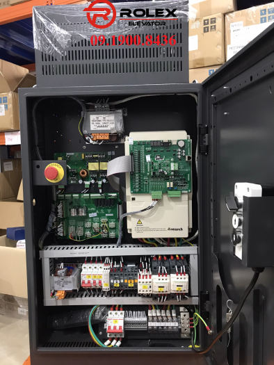 Tủ Điều Khiển Thang Máy NICE 3000 (với đường dẫn cứu hộ UPS, card encoder 1387/1024/1313 và Keypad) - Thiết Bị Linh Kiện Thang Máy Rolex ( Gía đã bao gồm chi phí lắp đặt )