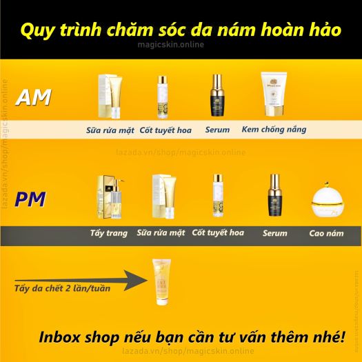 CAO NÁM MAGIC SKIN cao nám Royal Melasma Plus 👍  ngừa nám tàn nhang ✔ Size 13g