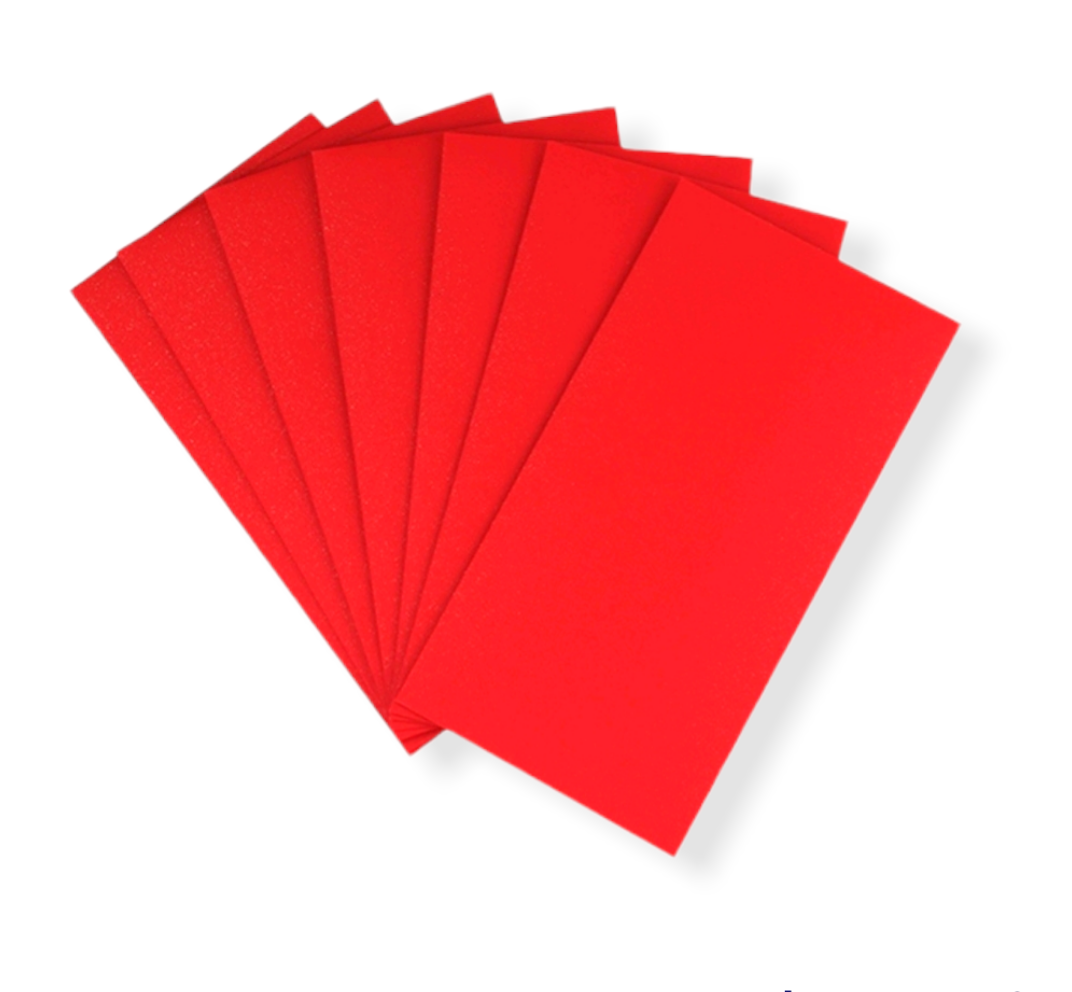 Sỉ 100 Bao lì xì đỏ trơn nhung