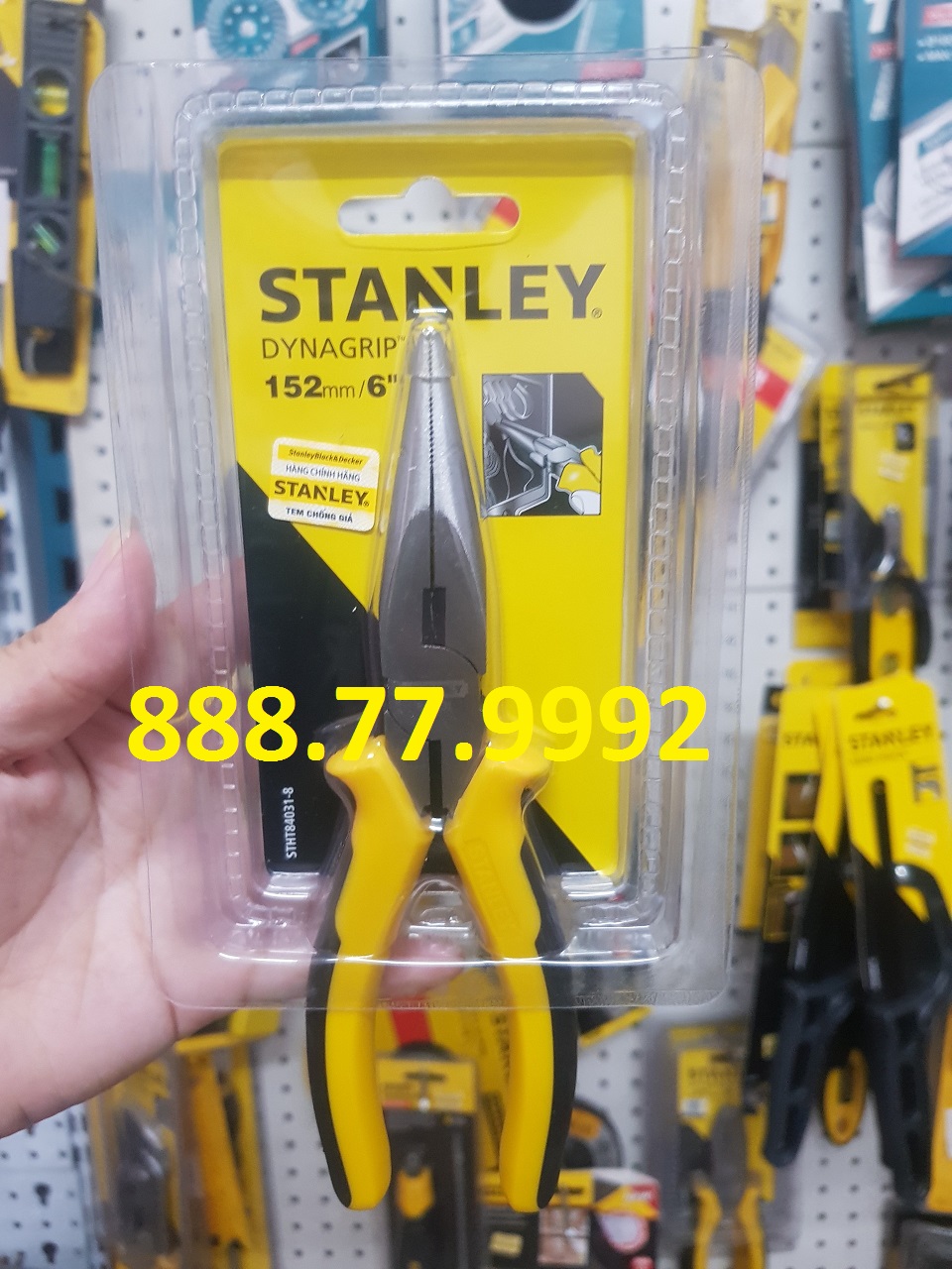 Kềm mỏ nhọn 6 inch stanley stht84031-8