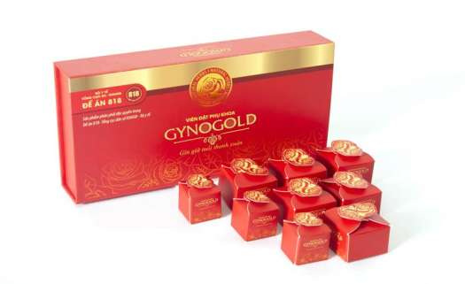 GYNO GOLD- VIÊN NGÂM RỬA VÀ ĐẶT PHỤ KHOA. SP CỦA ĐỀ ÁN 818 TỔNG CỤC DÂN SỐ