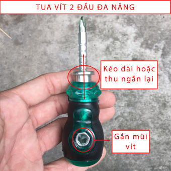 Tua Vít Nhỏ Tuốc Tô Vít 4 Cạnh, Nơ Vít 2 Đầu Mini Đa Năng