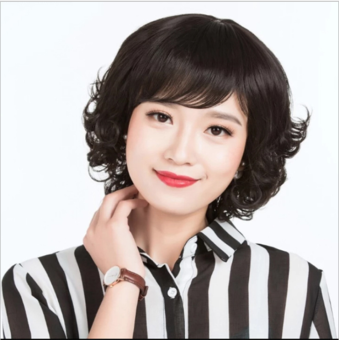 [TẶNG LƯỚI] Tóc giả nữ trung niên nguyên đầu Hàn Quốc cao cấp - TG48